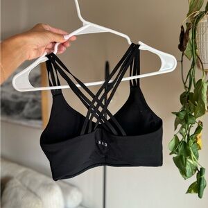 LSKD barely worn black sports bra in small! 🖤